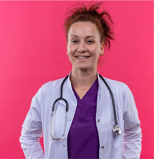 stock image of a healthcare professional